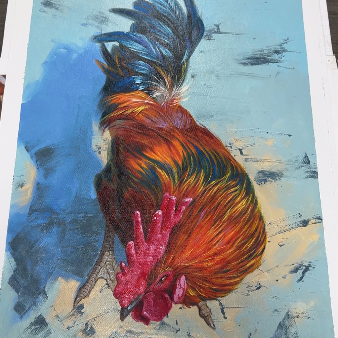 油画我是一个很喜欢的