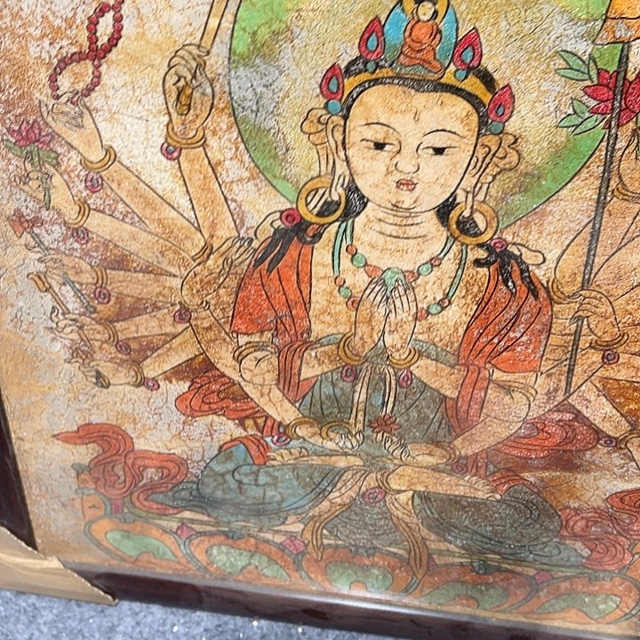 艳***照瓦当摆件茶包茶具陶瓷