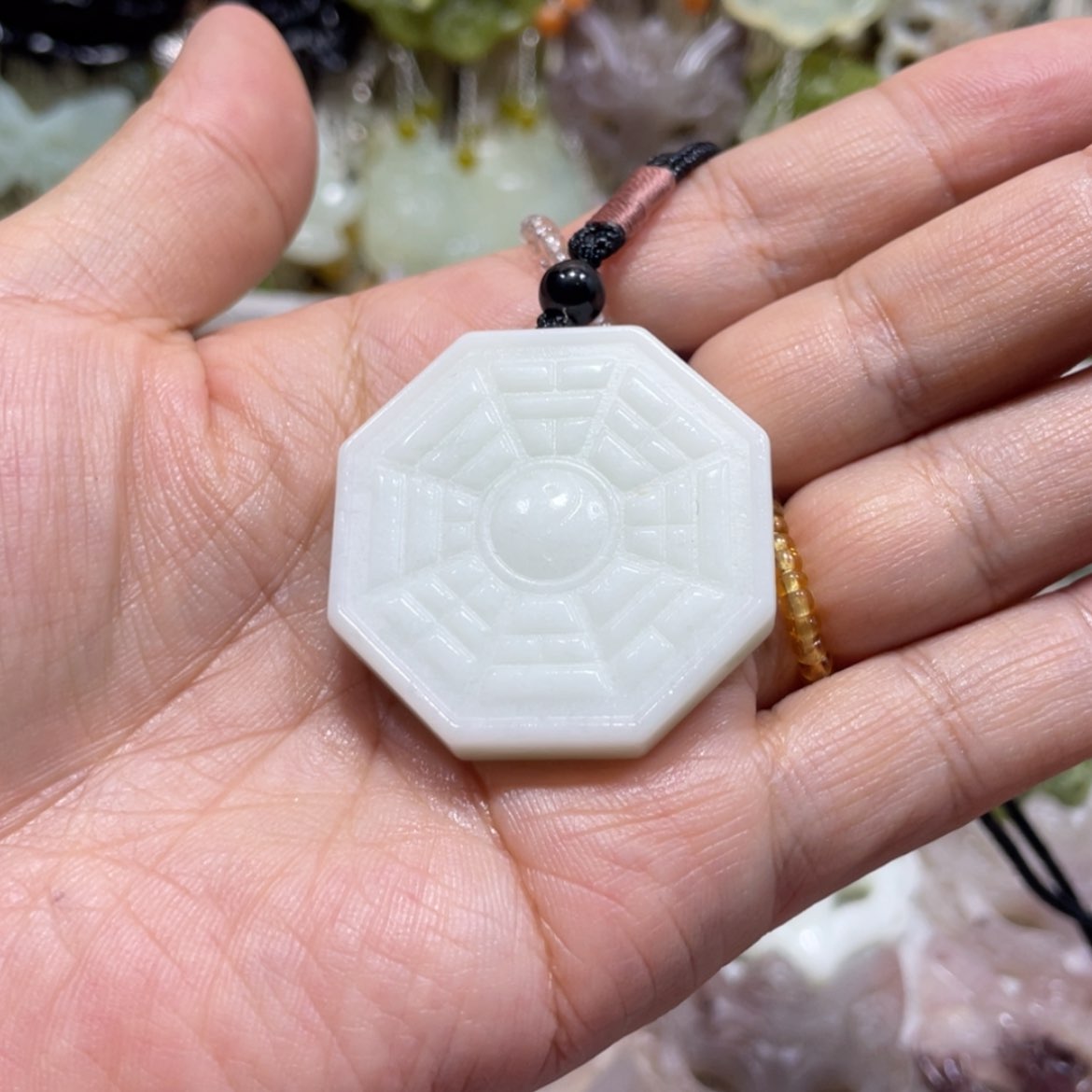 【闪购商品】岫玉颈饰未镶嵌83吊坠