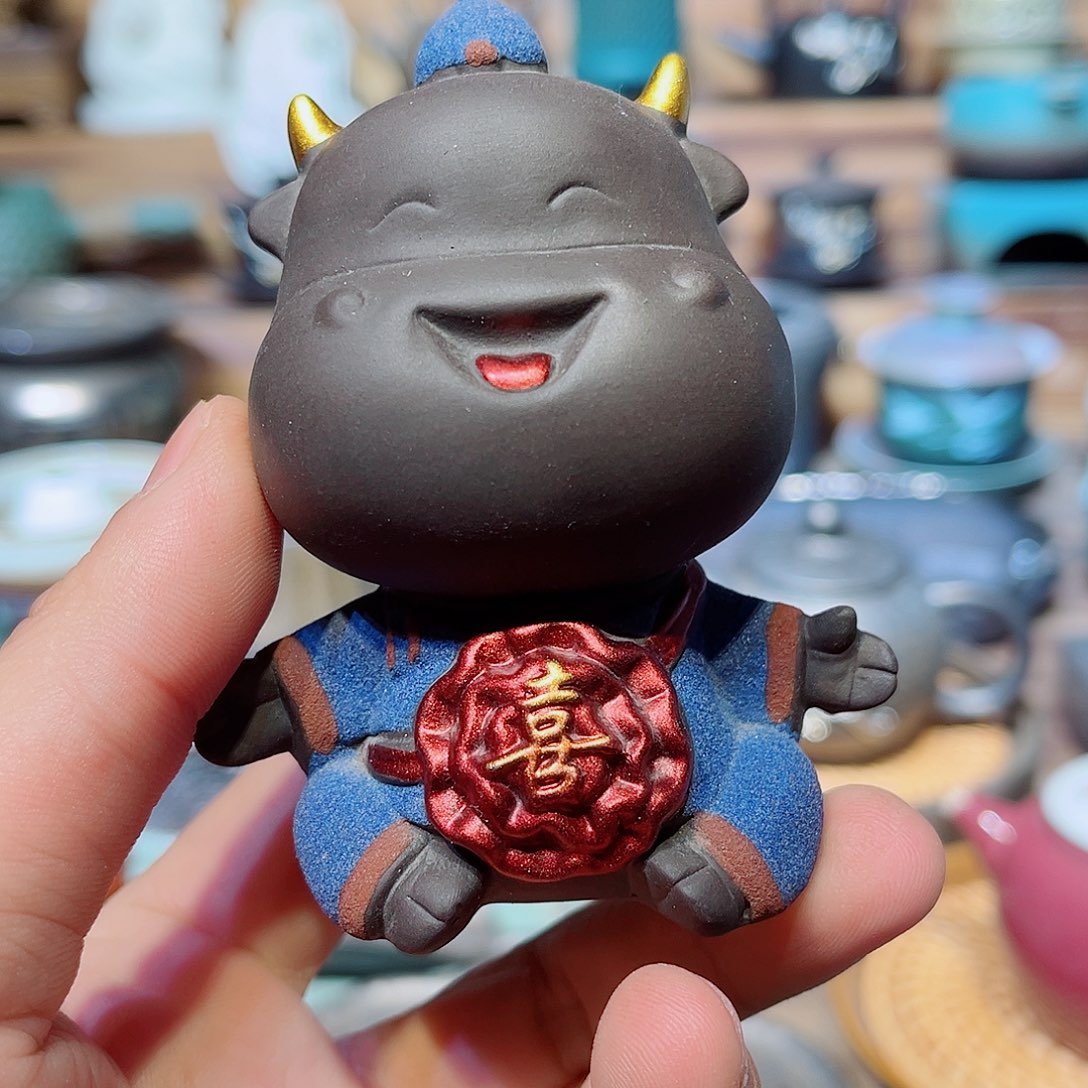 陶瓷香炉茶具摆件