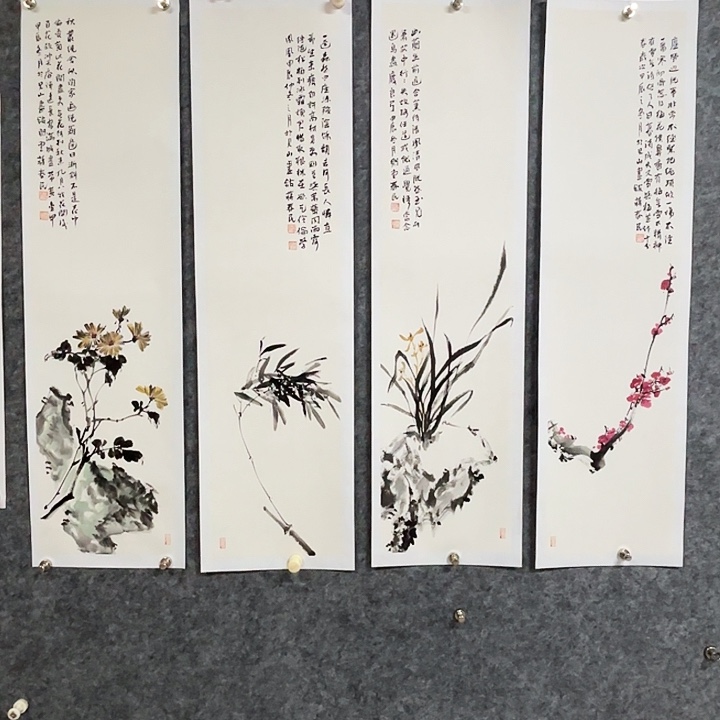 国画闲堂春民国画作品