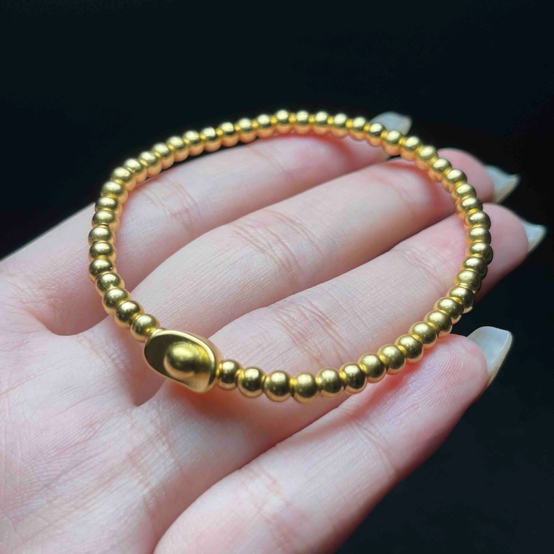 足银银制品 【小魏总返场福利】足银元宝手串（14*6mm 3mm+）