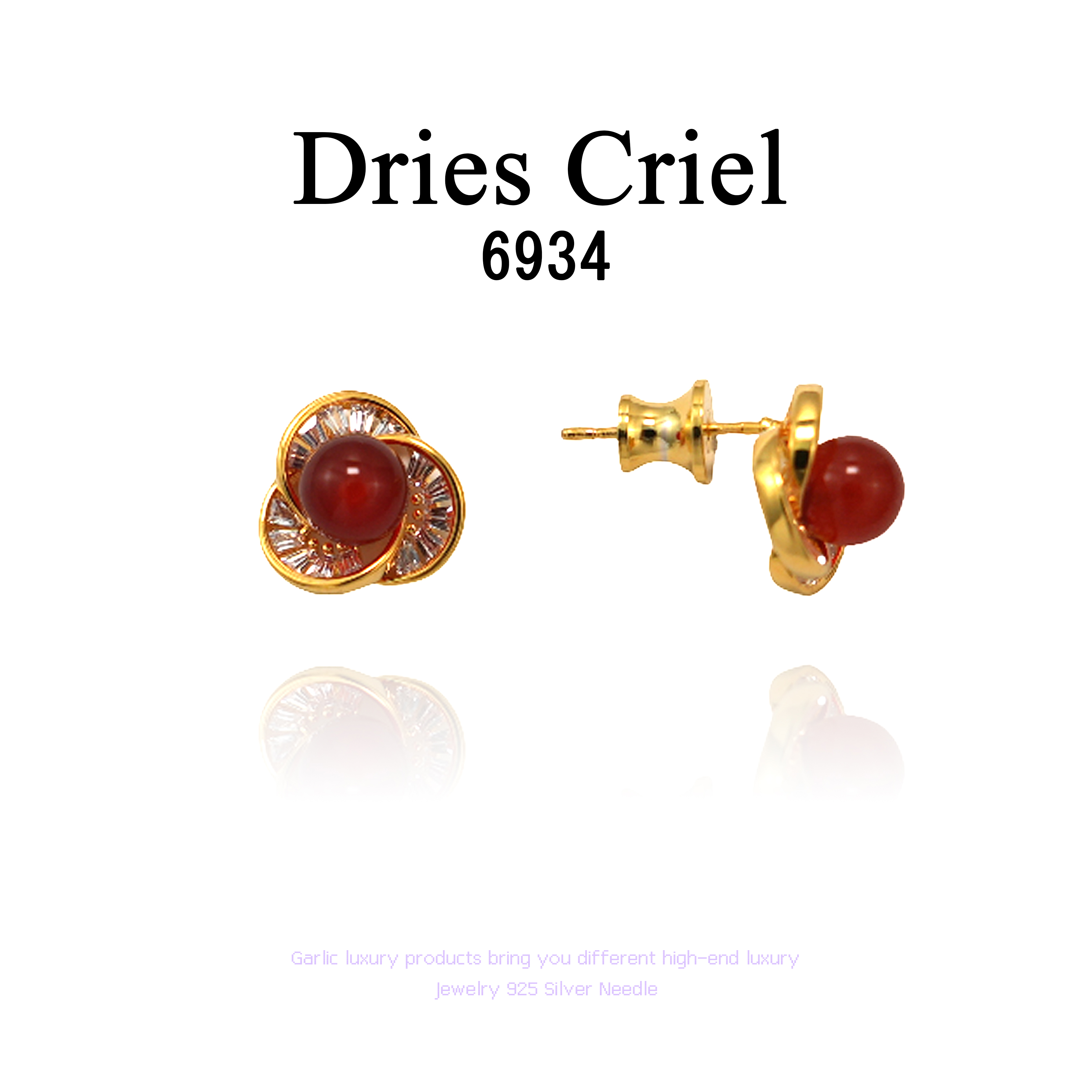 铜合金耳饰 Dries Criel耳饰~6934