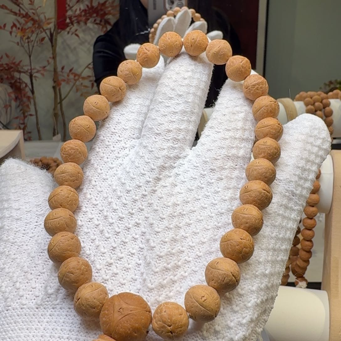 凤眼菩提吊坠11.3-11.4姜黄皮精品手持