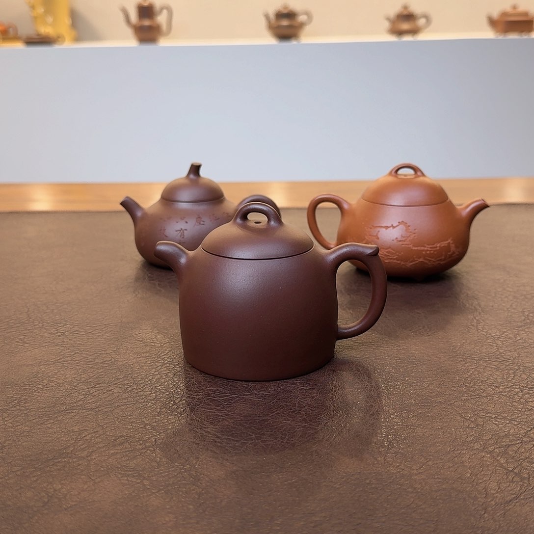 【闪购商品】茶壶紫砂蓝*
