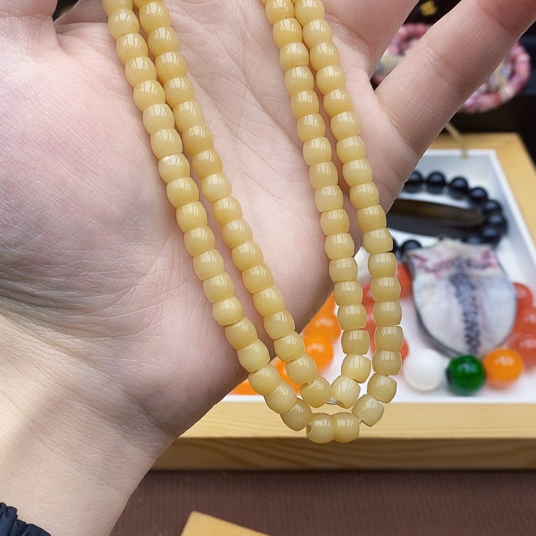 驼骨手串/手链6×5驼骨老灵骨直切老型