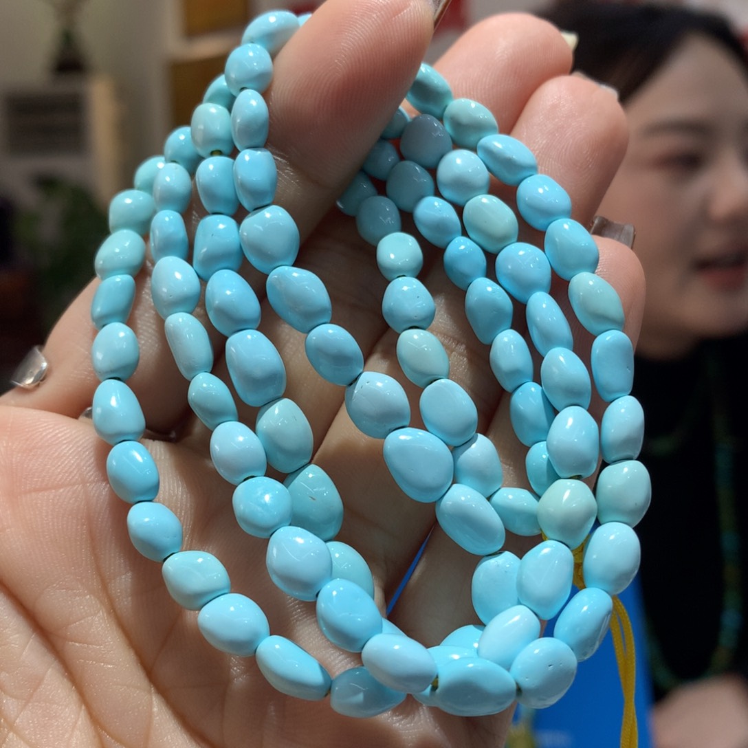 未镶嵌绿松石长链