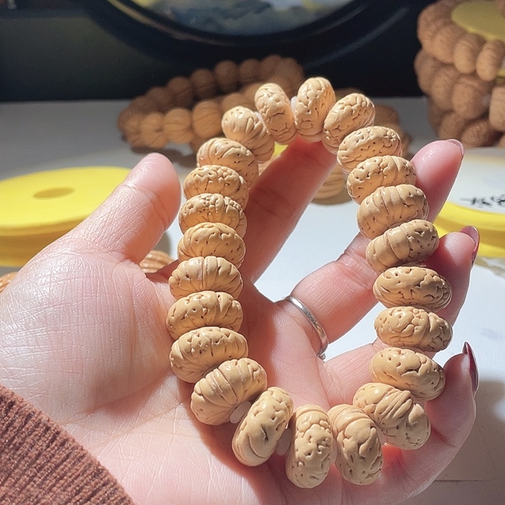 桃核吊坠桃核手串夹板6