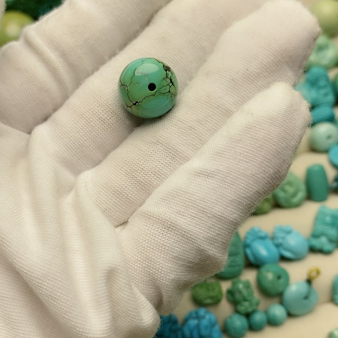 【闪购商品】绿松石未镶嵌珠子I*