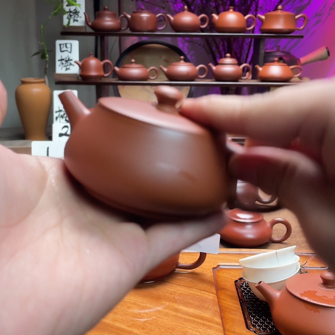 紫砂茶壶P****r石瓢140cc手拉壶