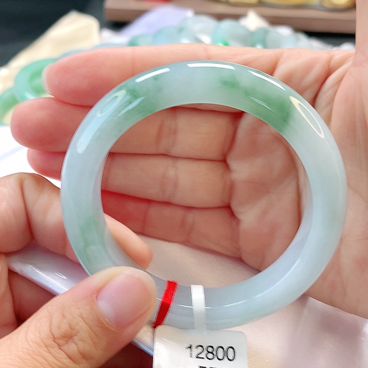 未镶嵌手镯翡翠55正