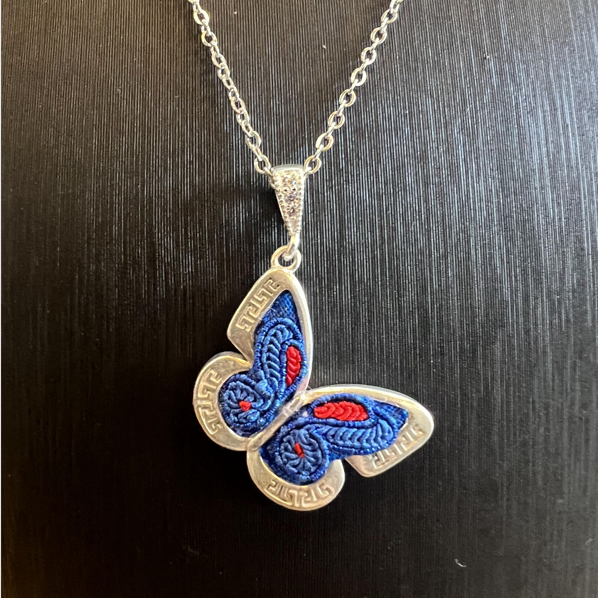 合金项链 宋水仙✖吴天天精选水族马尾绣新中式项链三都水族马尾绣