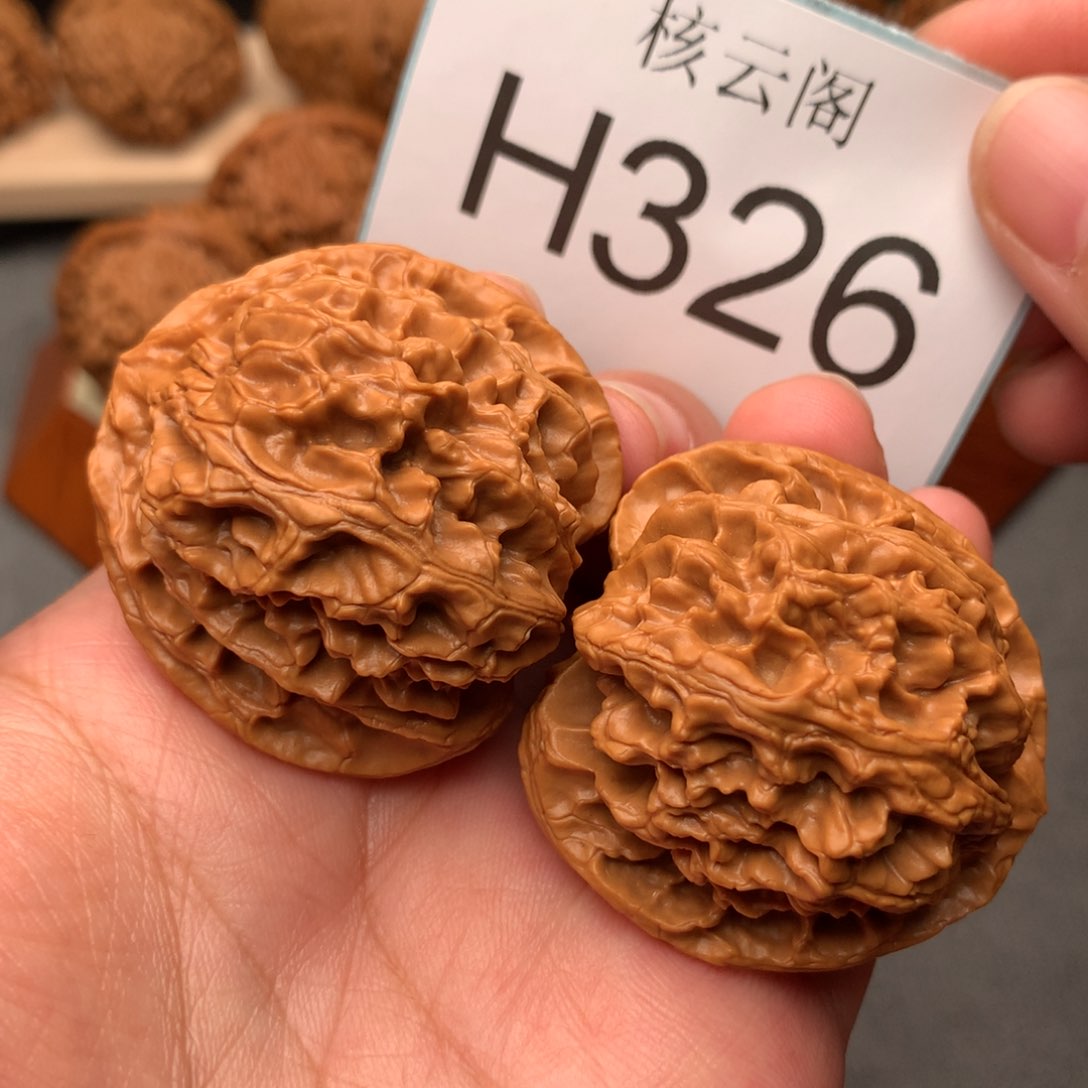 文玩核桃把件41全品原桩苹果园
