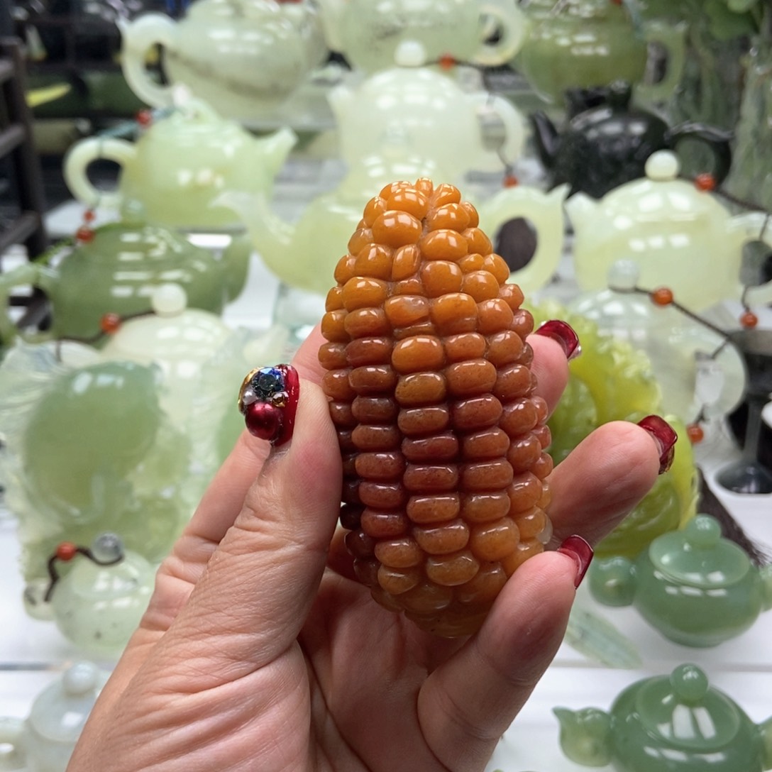 蛇纹石玉手链未镶嵌天****6