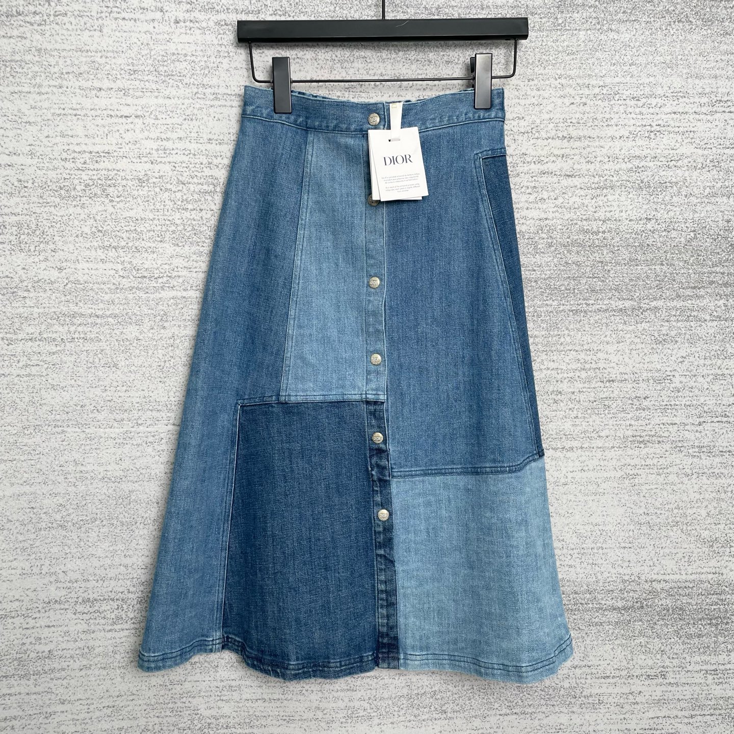未使用 DIOR/迪奥 W118302/蓝色牛仔半裙/8码