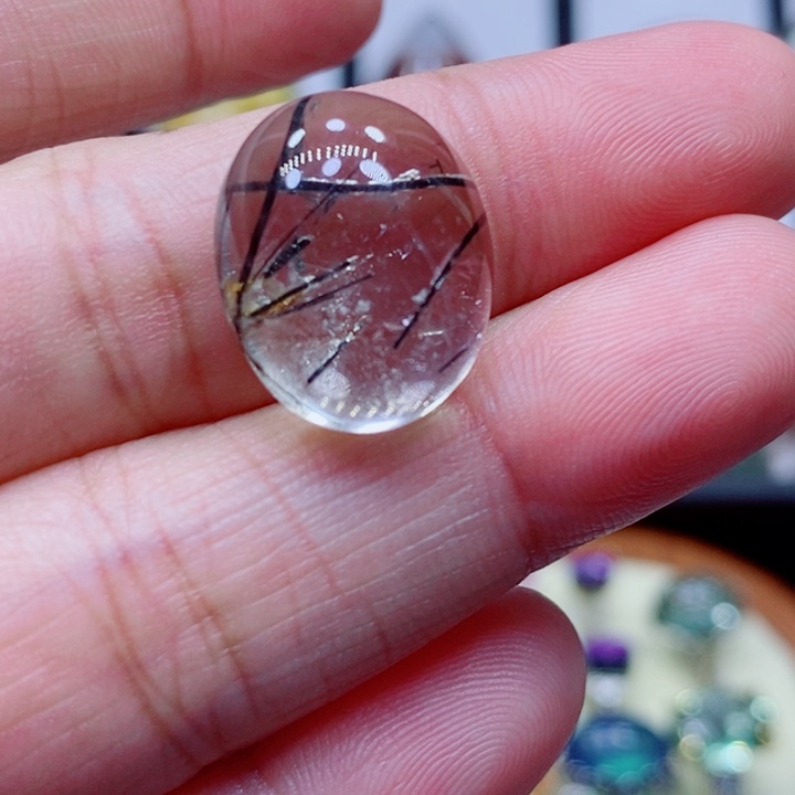 紫晶颈饰未镶嵌水晶