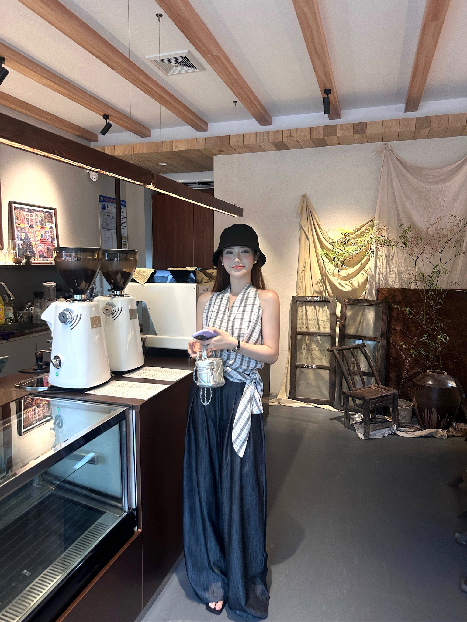 张兑兑duidui/天丝阔腿质感抽绳裤 滑料舒适夏天穿超舒服