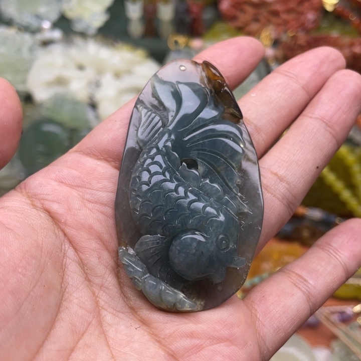 未镶嵌蛇纹石玉项链