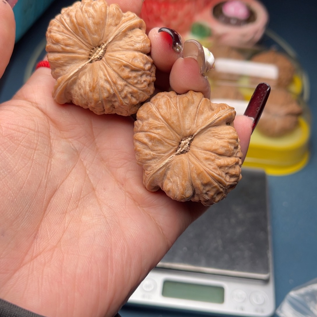 文玩核桃把件南瓜墩44