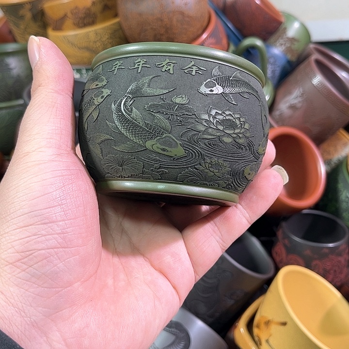 茶杯紫砂全手工紫砂主人杯
