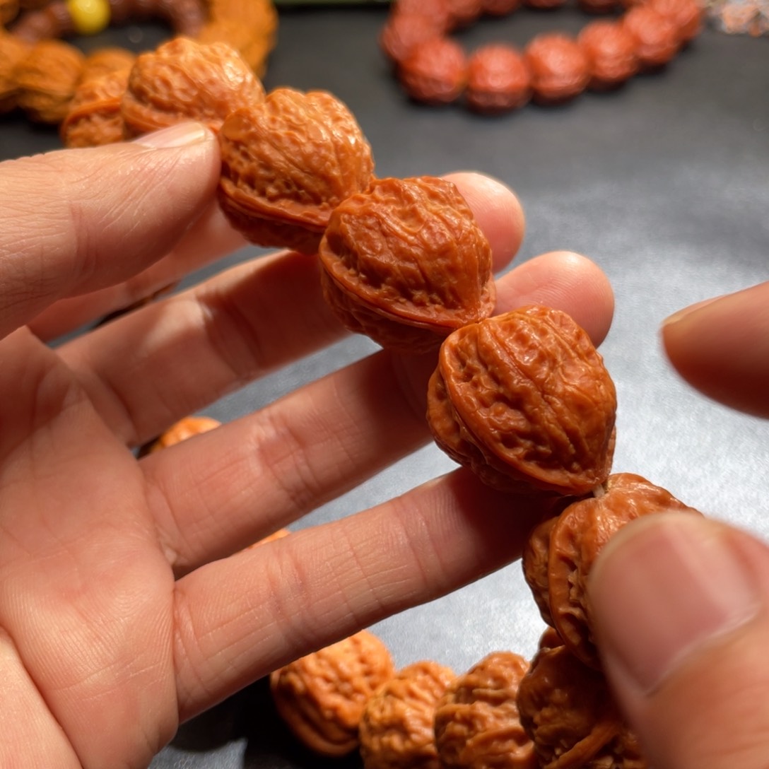 文玩核桃手串野生核桃