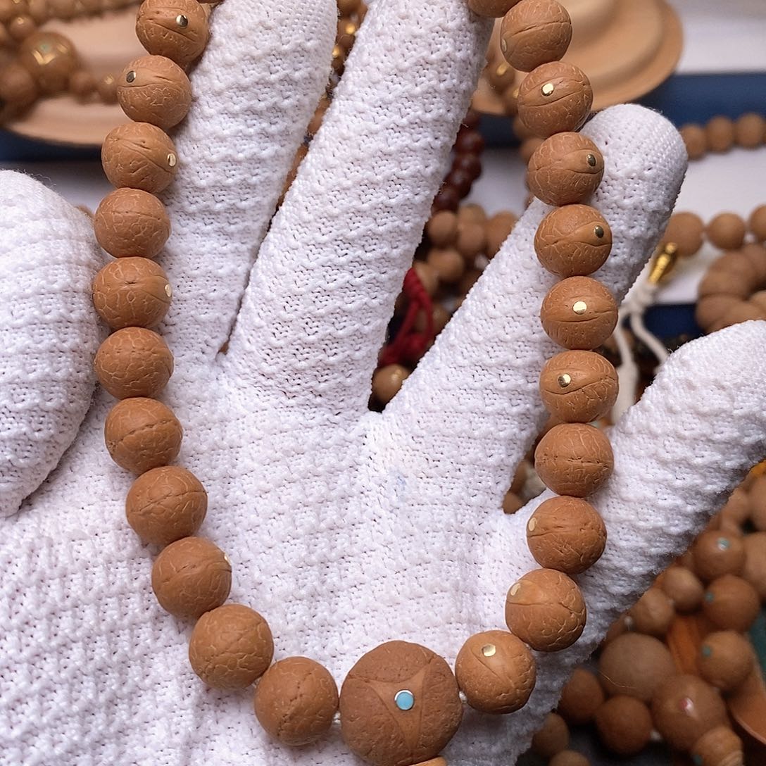 凤眼菩提吊坠镶嵌手持小12