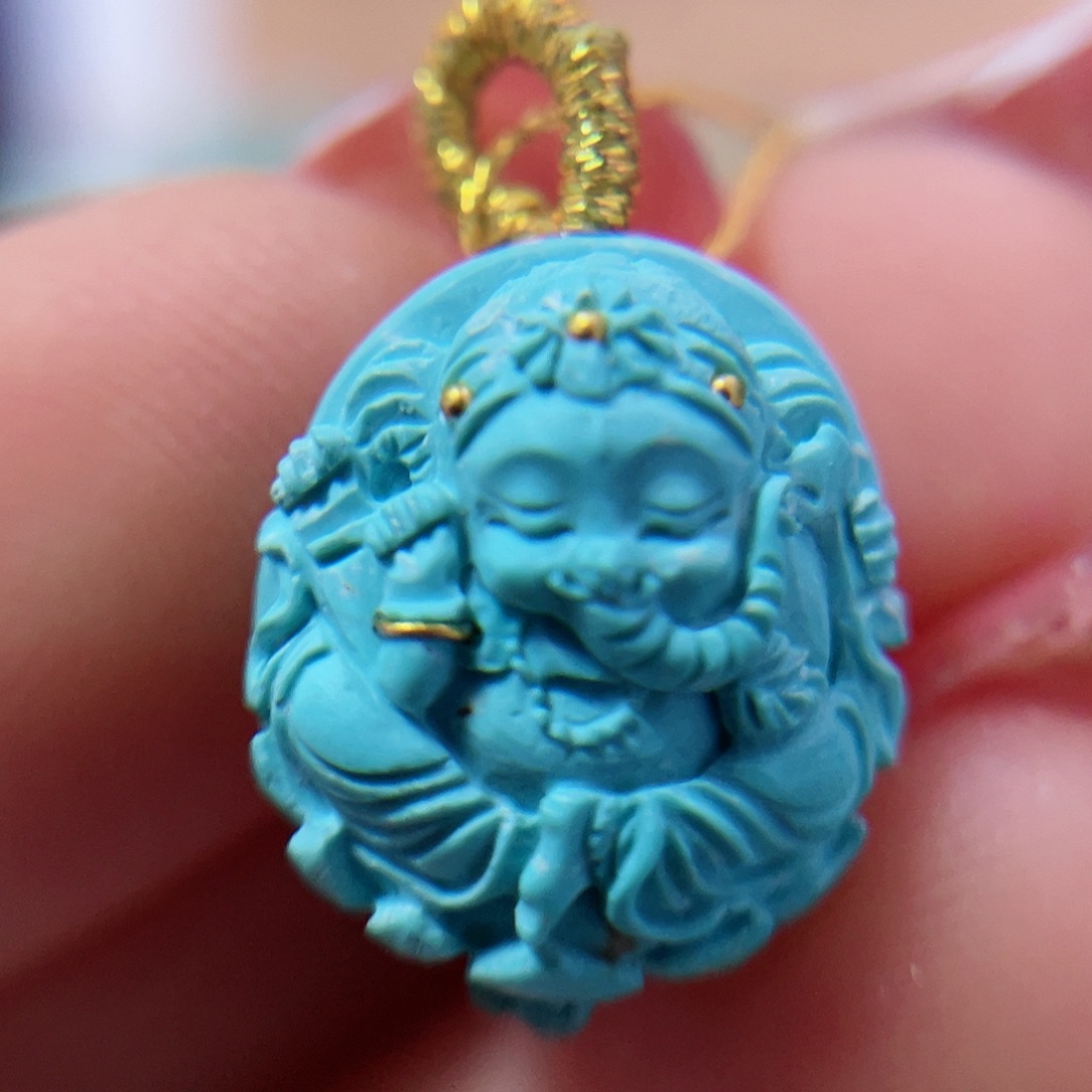 绿松石珠宝奇石未镶嵌