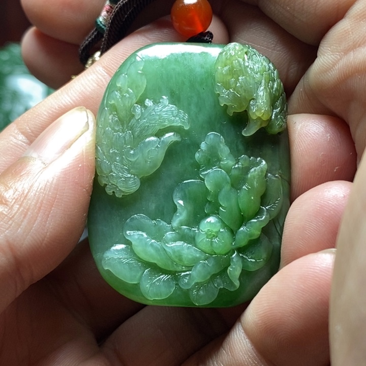 和田玉（碧玉）挂件未镶嵌