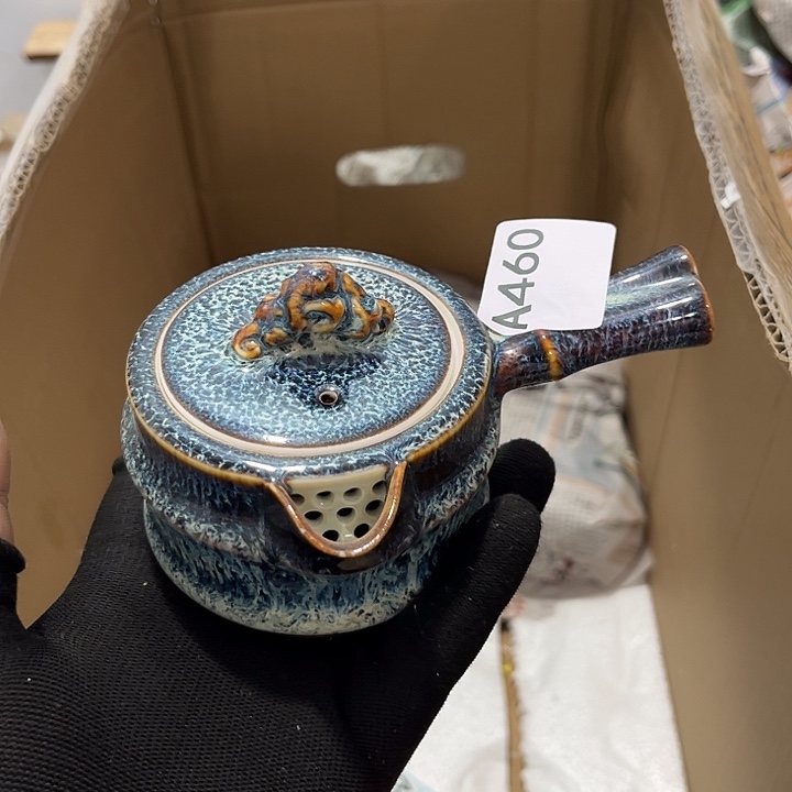瓷片茶摆件工艺品摆件666
