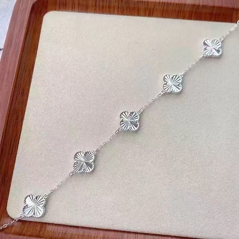足银银制品 A68五花手链