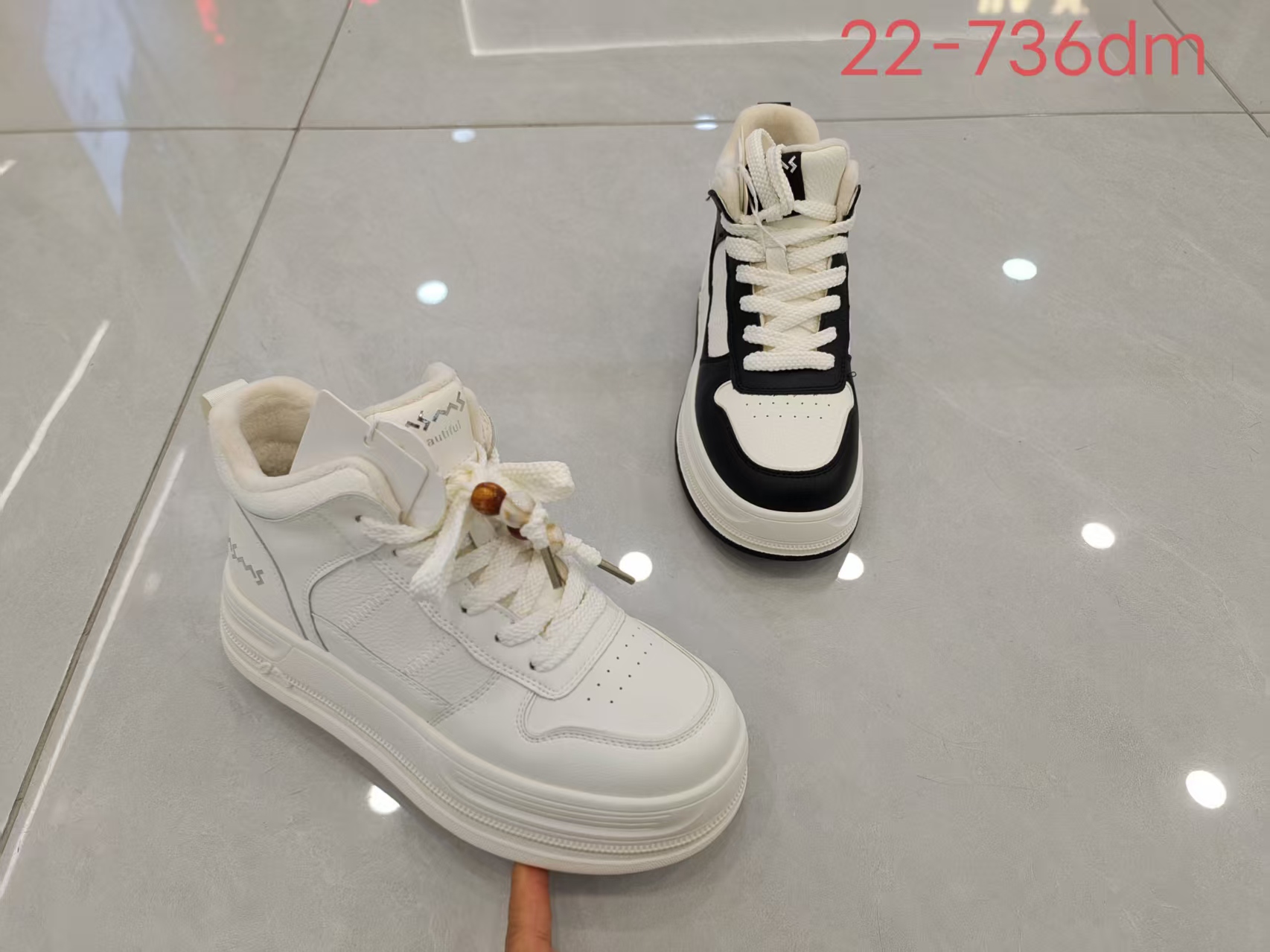 纯皮加绒潮流休闲鞋运动鞋女士冬季经典头层板鞋