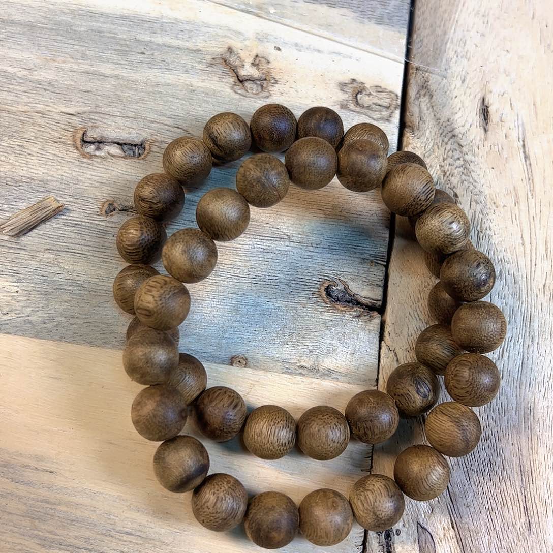 沉香手串白棋1.0圆珠单圈多样性发货一条