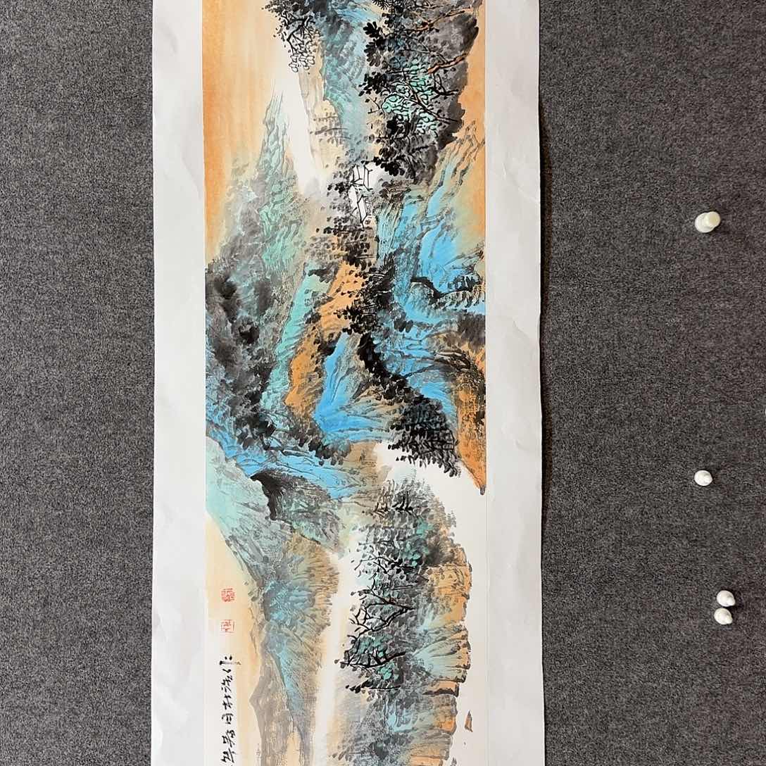 国画杜浩老师手绘作品