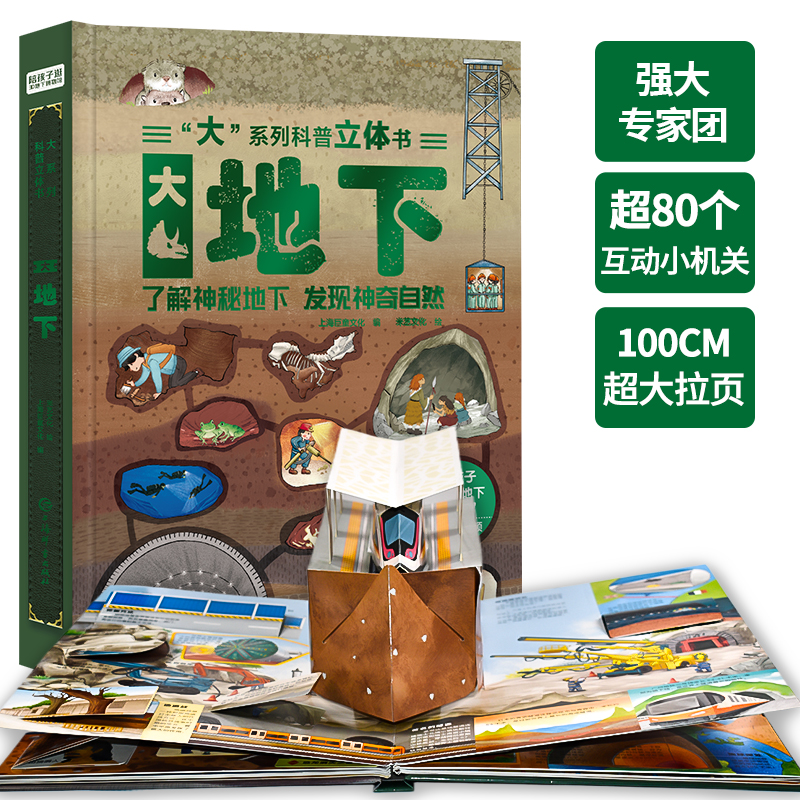 大系列科普立体书--森林、身体、太空、地球、海洋、交通、地下
