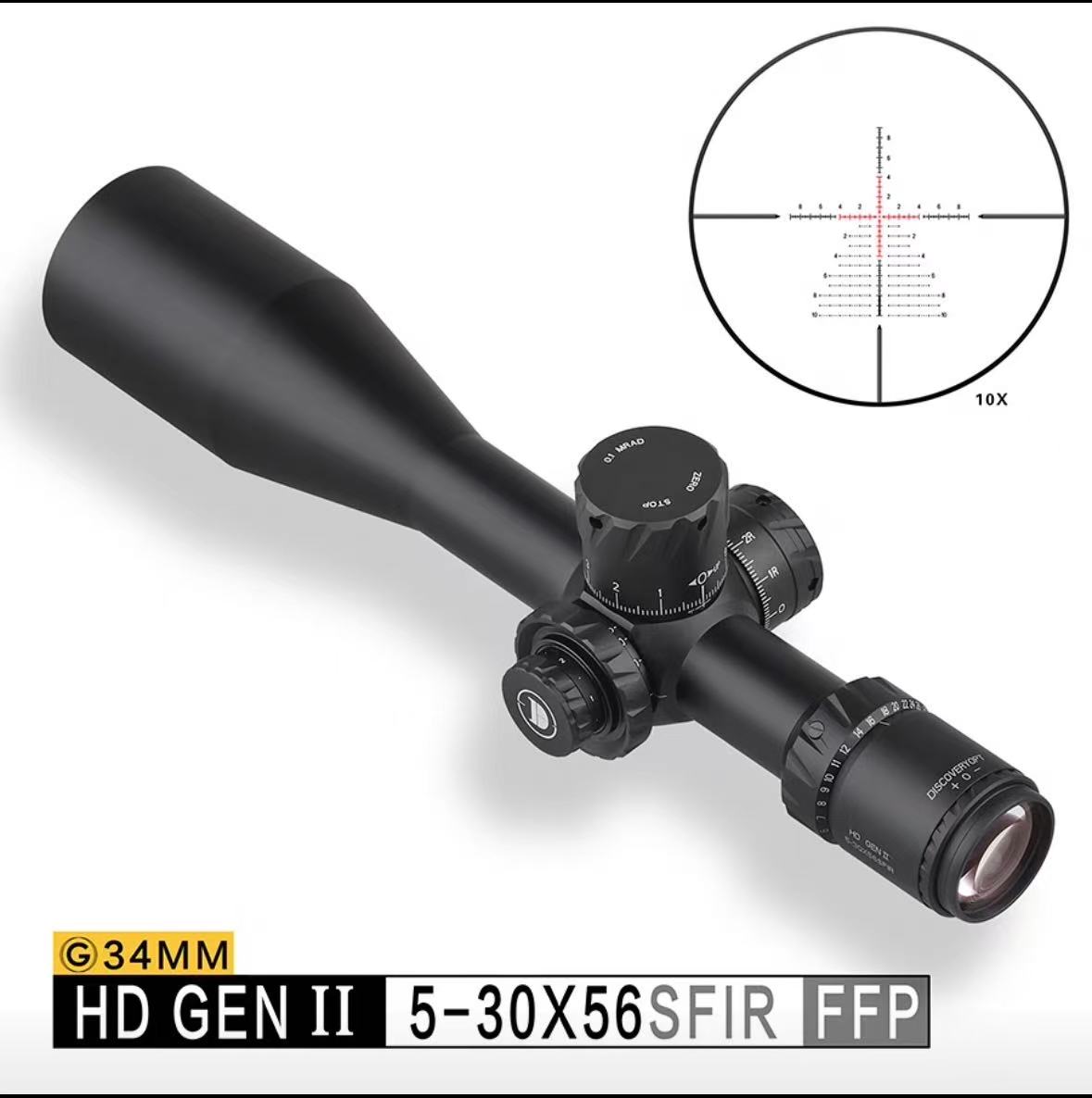 DISCOVERY发现者瞄镜HD5-30X56SFIR 超清超抗震望远镜器 