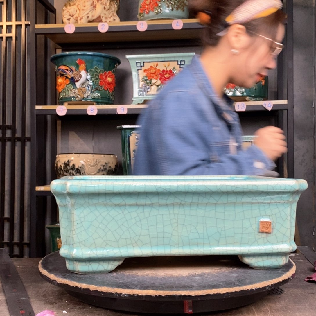 无铅玻璃彭**派22长方。