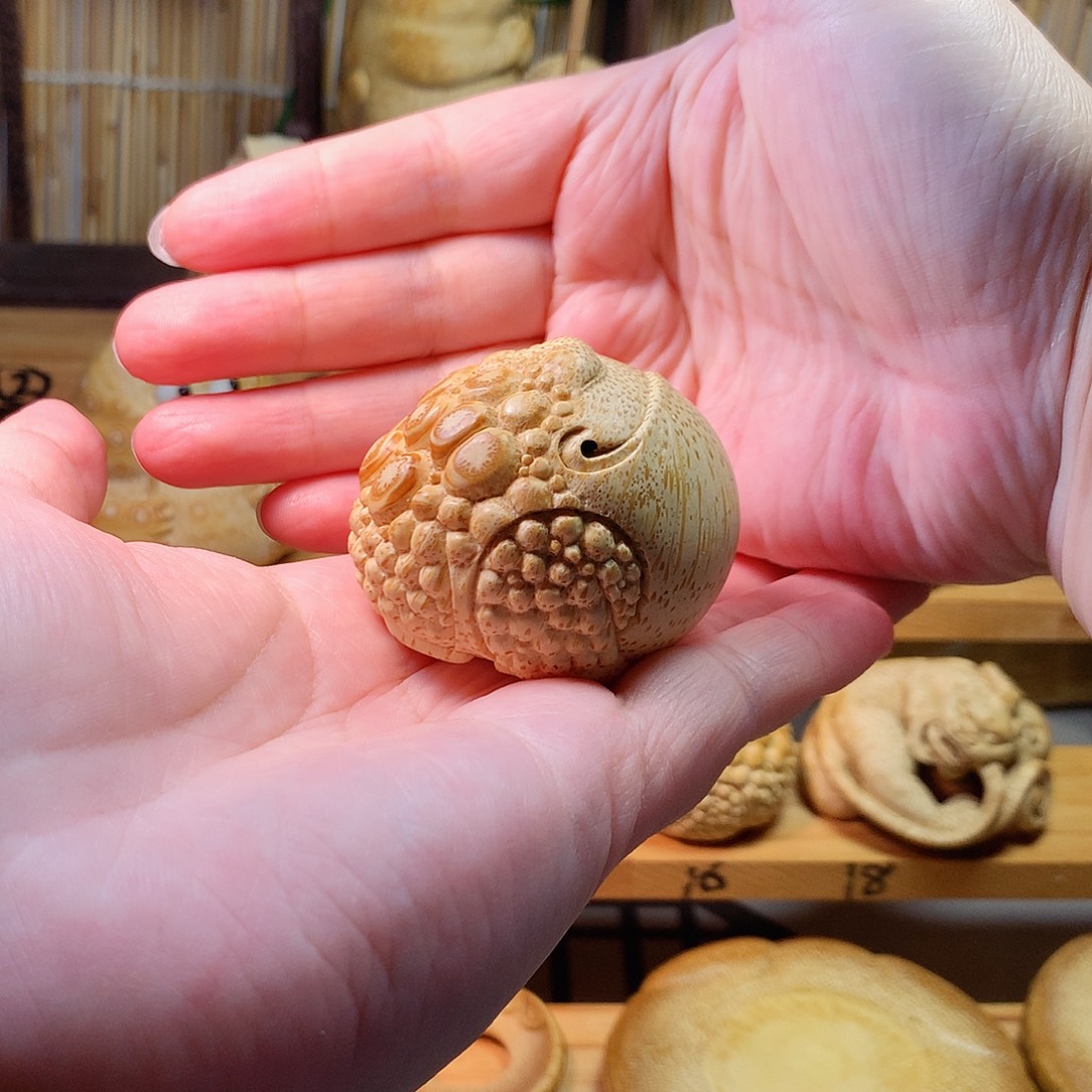 「***」竹精工悟道金蟾纯手工打造