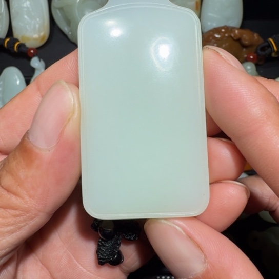 颈饰未镶嵌和田玉（糖玉）?***?