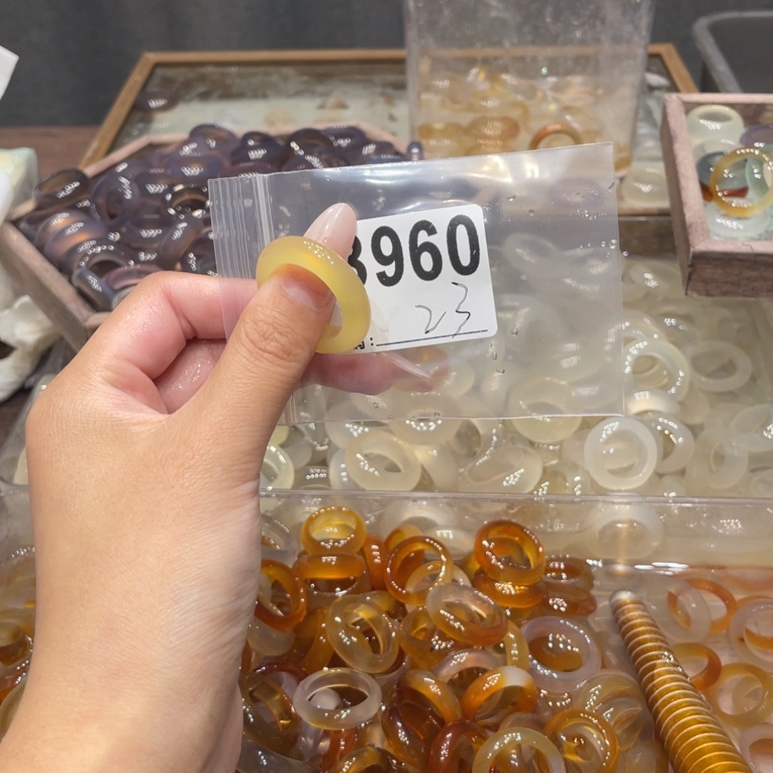 玛瑙/玉髓未镶嵌戒指960