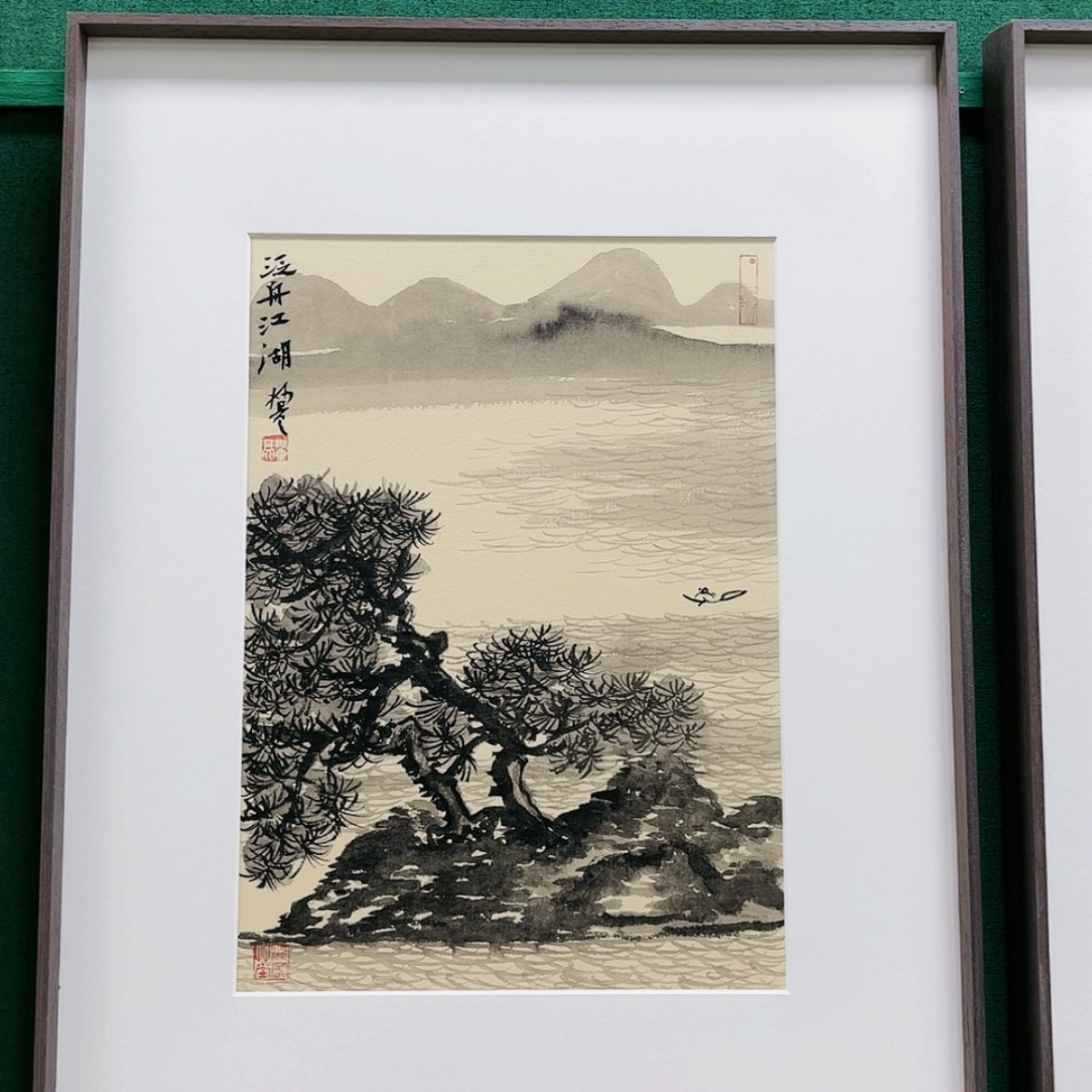 【闪购商品】国画董亮带框精装裱