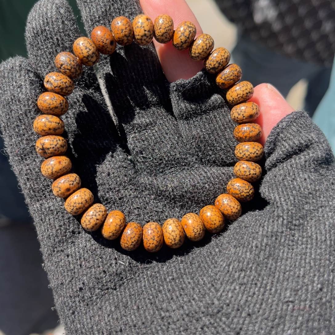 星月菩提吊坠孙*宝星月菩提单圈手串