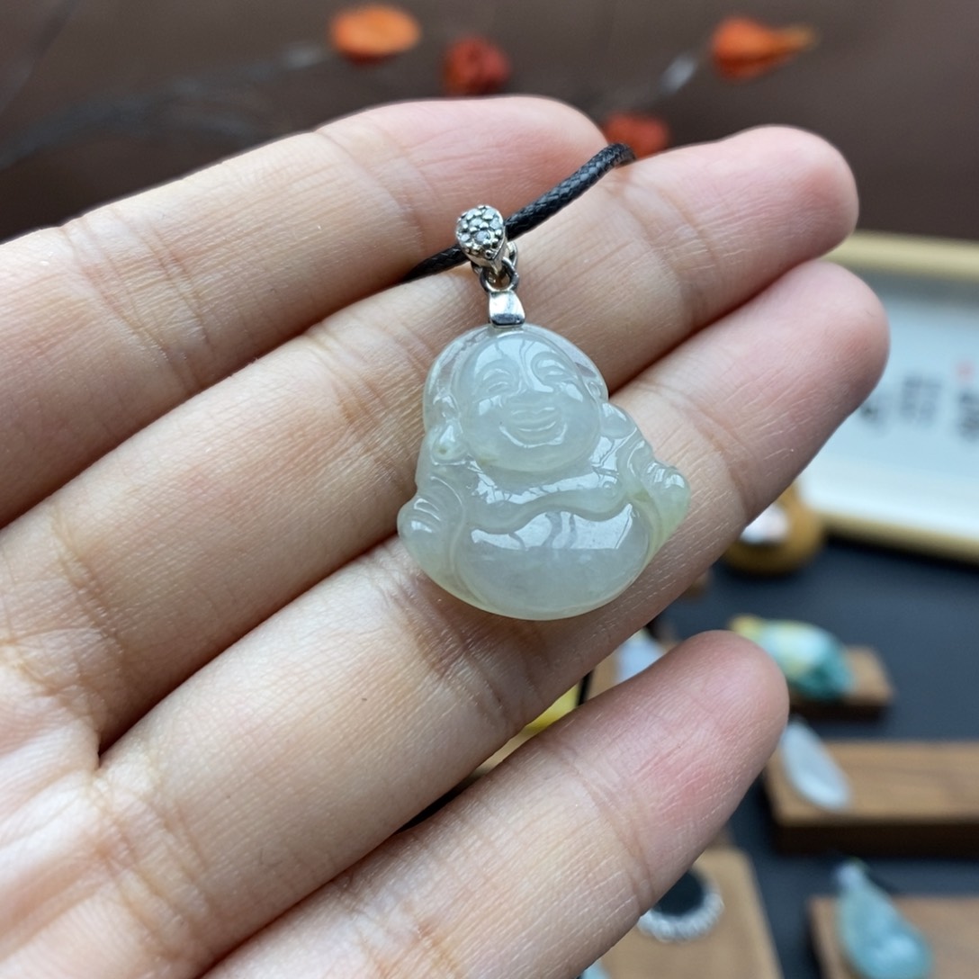 【闪购商品】颈饰银S925镶嵌翡翠寒*礼物