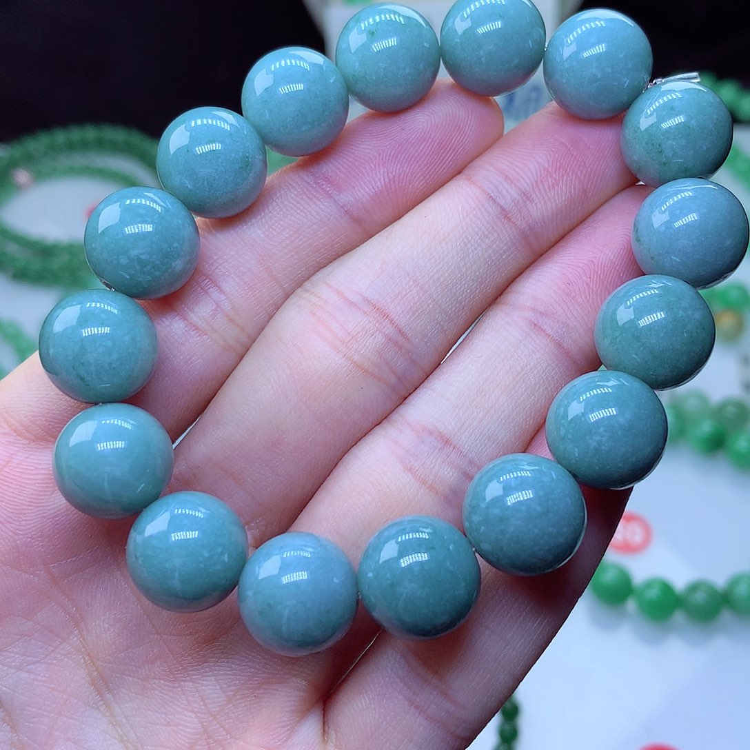 翡翠毛衣链未镶嵌