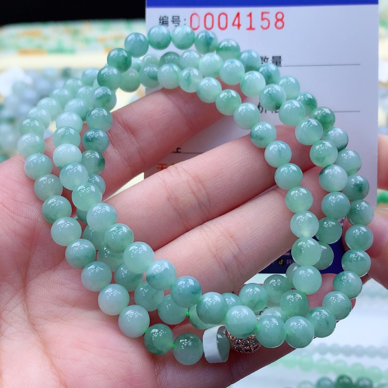 【闪购商品】翡翠项链未镶嵌磨缅甸天然a货翡翠