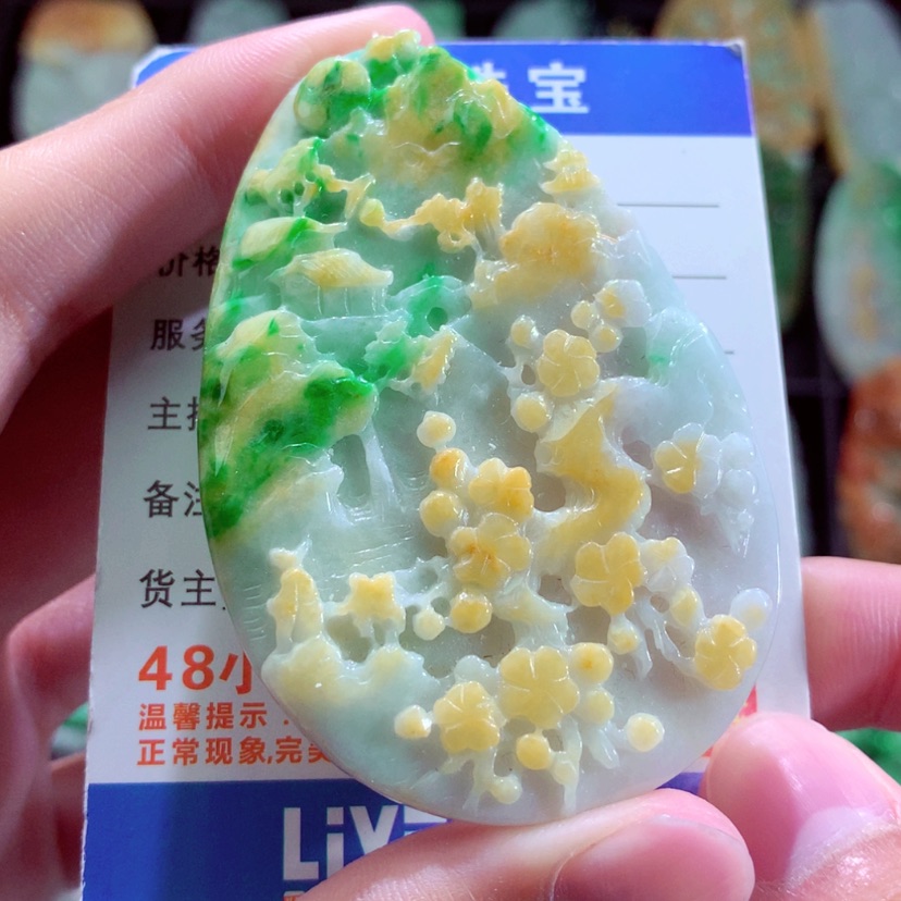 【闪购商品】翡翠颈饰未镶嵌挂件