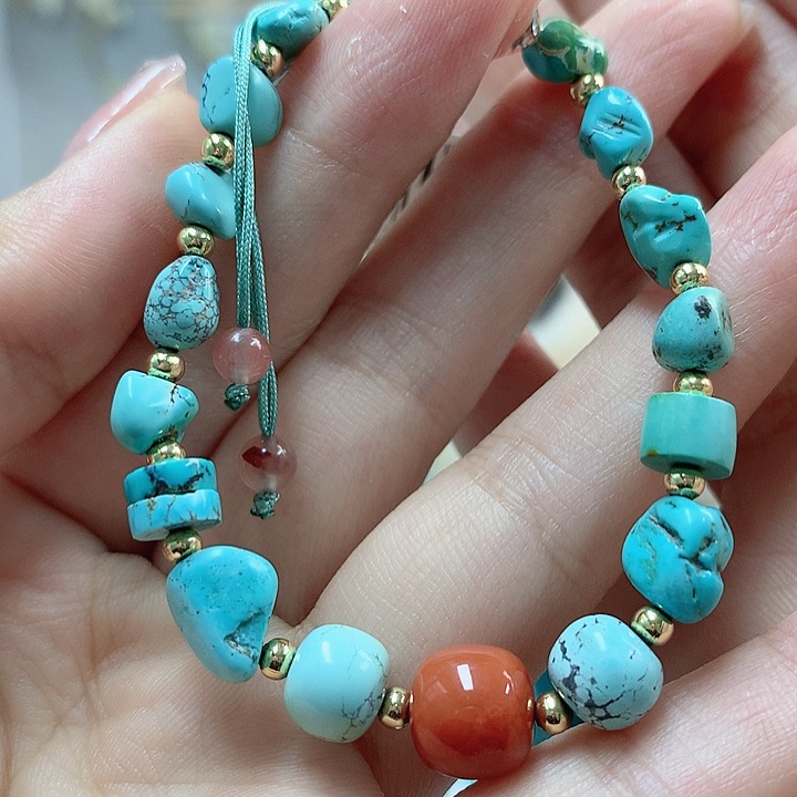 绿松石珠宝奇石未镶嵌