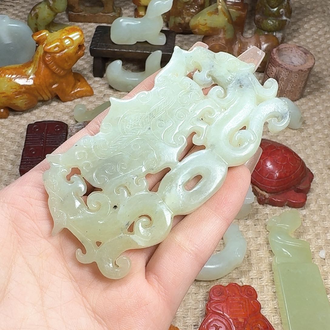 白玉菩提吊坠挂件