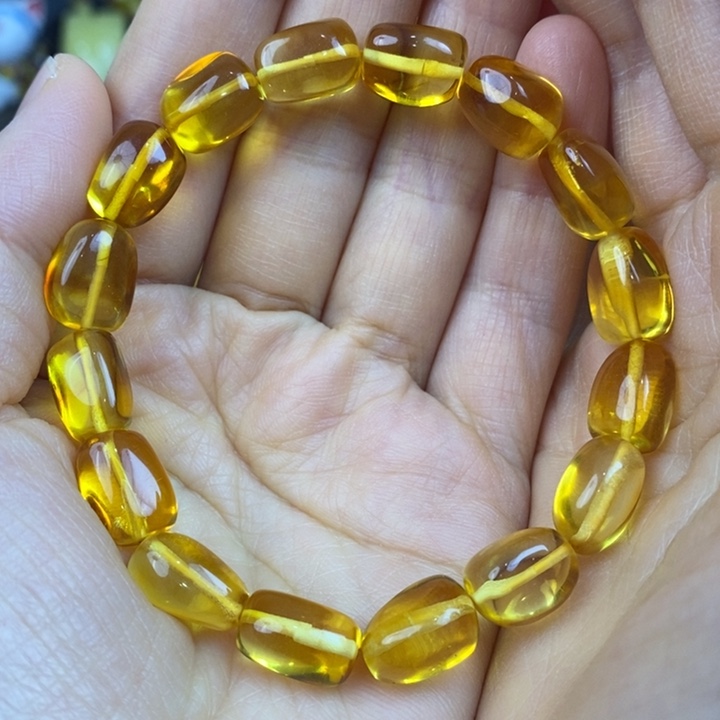 蜜蜡手链未镶嵌天然原矿天然原矿假一赔十