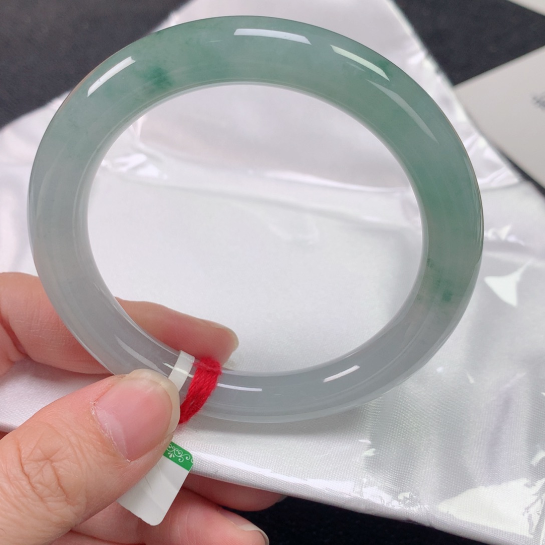 未镶嵌手镯翡翠缅甸天然翡翠手镯57