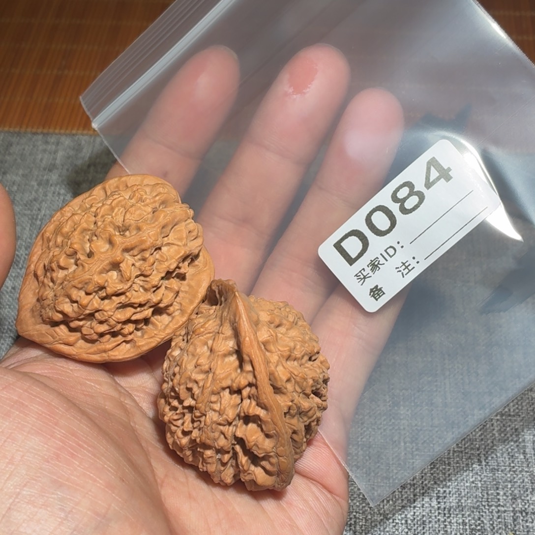 文玩核桃吊坠官帽084